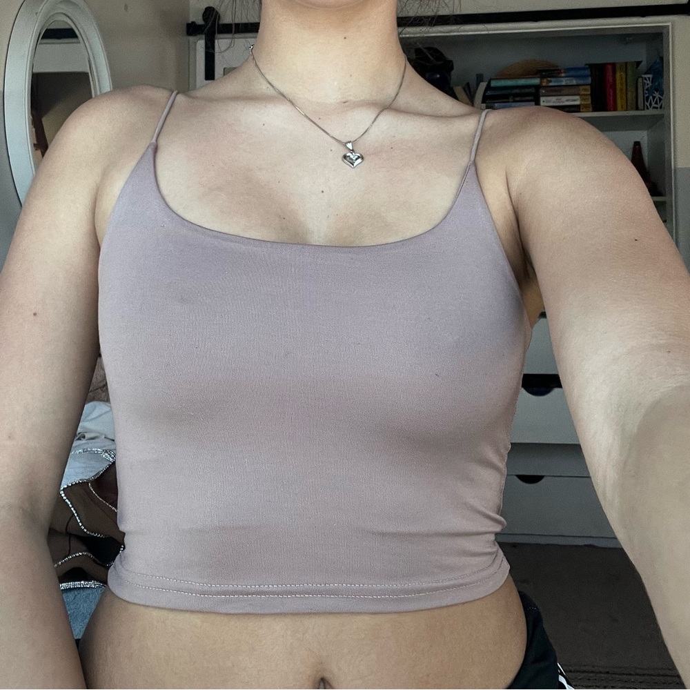 Cute nude-ish purple-ish tank